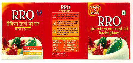 Rro Premium Mustard Oil Kachi Ghani Device mark 3495793 Trademark