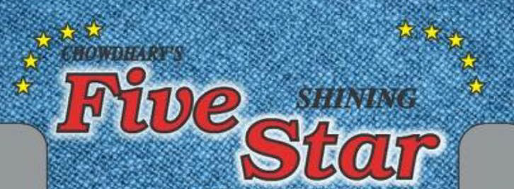Chowdhary's Five Shining Star Witht The Device Of Stars Device mark 3525791 Trademark