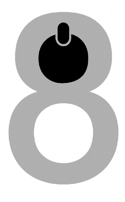 8 With A Power Sign Embedded In The Upper Hoop Of "8" Device mark 3524453 Trademark