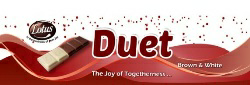 Lotusduet Brown & White Device mark 3547230 Trademark