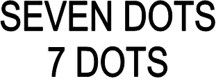 Seven Dots 7 Dots Device mark 3580342 Trademark