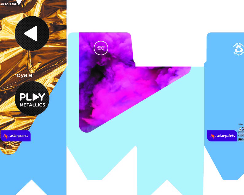 Asian Paints Royale Play Metallics Device mark 3570602 Trademark