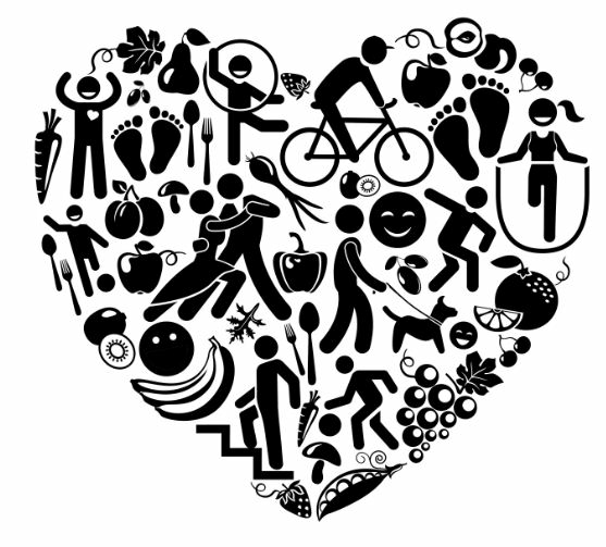 Heart Device (black & White) Device mark 3514332 Trademark