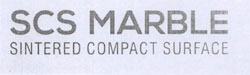 Scs Marble With Word Sintered Compact Surface Device mark 3526958 Trademark