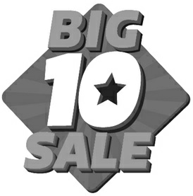 Big 10 Sale (device) Device mark 3526985 Trademark