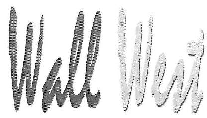 Wall West Device mark 3550487 Trademark