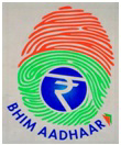 Bhim With Aadhaar Logo (label) Device mark 3567213 Trademark
