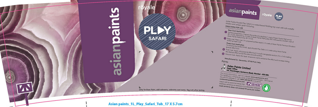 Asian Paints Royale Play Safari Device mark 3569041 Trademark