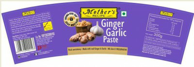 Mother's Recipe Ginger Garlic Paste Device mark 3567522 Trademark