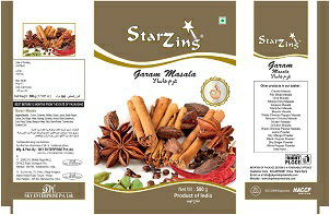 Starzing Garam Masala With Device Device mark 3562879 Trademark
