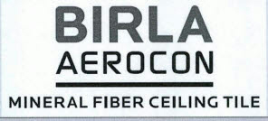 Birla Aerocon Mineral Fiber Ceiling Tile Device mark 3587977 Trademark