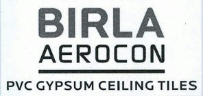 Birla Aerocon Pvc Gypsum Ceiling Tiles Device mark 3587978 Trademark
