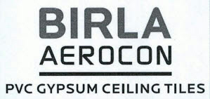 Birla Aerocon Pvc Gypsum Ceiling Tiles Device mark 3587979 Trademark