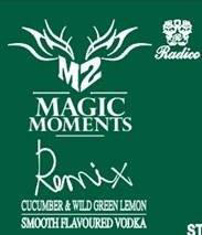 M2 Magic Moments Remix Cucumber & Wild Green Lemon Smooth Flavored Vodka Device Device mark 3596626 Trademark
