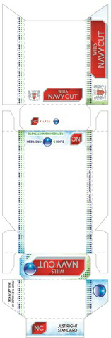 Navy Cut Refreshing Mint Taste Device mark 3596927 Trademark