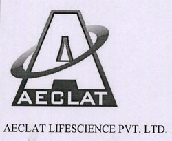 Aeclat Logo With Word Aeclat Lifescience Pvt. Ltd. Device mark 3610752 Trademark