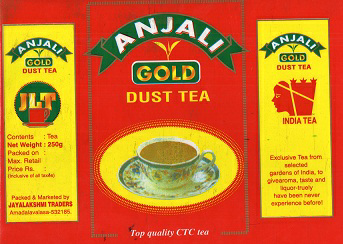 Jlt Anjali Gold Dust Tea Device mark 3629767 Trademark