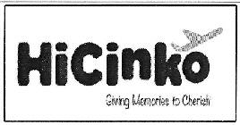 Hicinko Giving Memories To Cherish Device mark 3617594 Trademark
