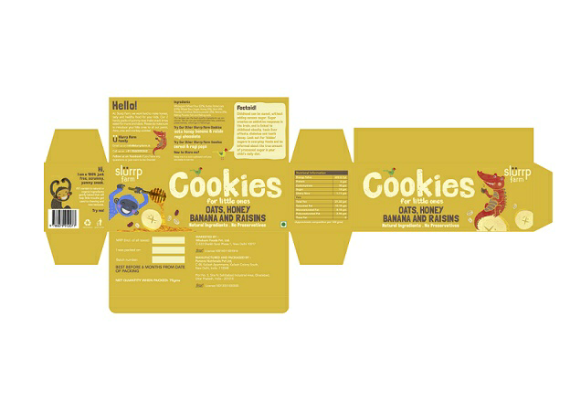 Slurrp Farm Cookies (label) Device mark 3605136 Trademark