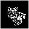 Device Of Tiger (label) Device mark 3634753 Trademark