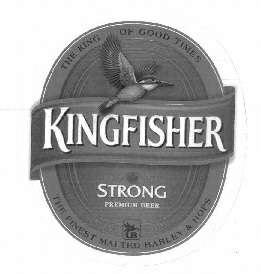Kingfisher Strong Premium Beer (label) Device mark 3638849 Trademark