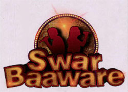 Swar Baaware With Device Of Picture Of Boy And Girl With Mic Device mark 3653858 Trademark