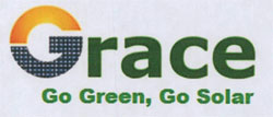 Grace With Word Go Green, Go Solar Device mark 3639409 Trademark