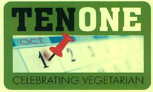 Ten One Oct Celebrating Vegetarian Device mark 3644863 Trademark