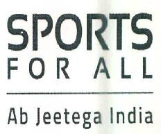 Sports For All Ab Jeetega India Device mark 3664301 Trademark