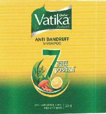 Vatika Anti Dandruff Satt Poshan Shampoo Device mark 3618594 Trademark