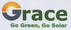 Grace With Word Go Green, Go Solar Device mark 3639408 Trademark