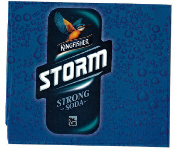 Kingfisher Storm Strong Soda" (device Mark) Device mark 3699734 Trademark