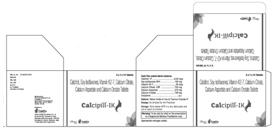 Calcipll- Ik ( Label Mark) Device mark 3666032 Trademark