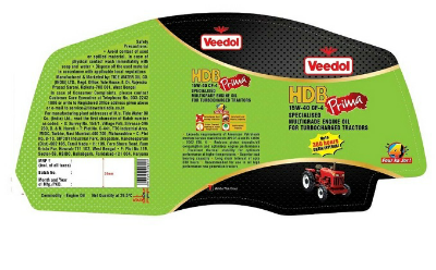 Veedol Hdb Prima Device mark 3768314 Trademark