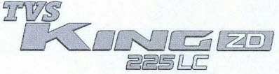 Tvs King Zd 225lc Device mark 3785246 Trademark