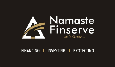 A Device Containing Combination Of Words Namaste Finserve, Lets Grow, Financing, Investing & Protecting Device mark 3790199 Trademark