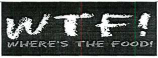 Wtf! Where's The Food! Device mark 3777389 Trademark