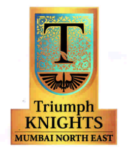 T Logo With Triumph Knights Mumbai North East Device mark 3792227 Trademark