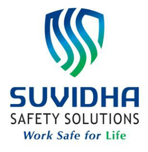 Suvidha Safety Solutions Work Safe For Life With Logo Device mark 3793623 Trademark