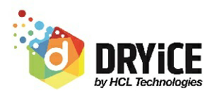 Dryice - By Hcl Technologies (logo With The Tagline ) Device mark 3800552 Trademark