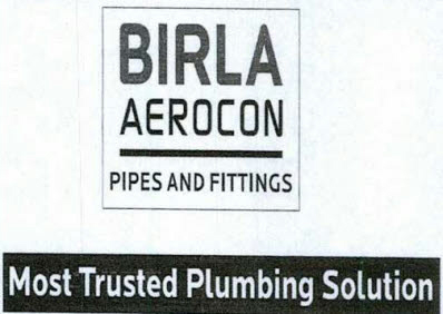 Birla Aerocon Pipes And Fittings Most Trusted Plumbing Solution Device mark 3796402 Trademark