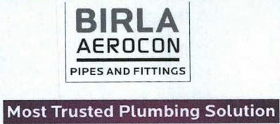 Birla Aerocon Pipes And Fittings Most Trusted Plumbing Solution Device mark 3796405 Trademark