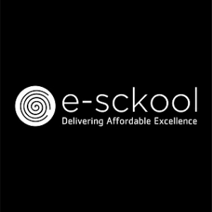 Label Of E-sckool Along With "delivering Affordable Excellence" Device mark 3803365 Trademark