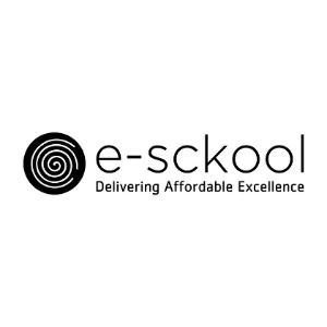 Label Of E-sckool Along With "delivering Affordable Excellence" Device mark 3803376 Trademark