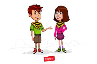 Doodlers (label) Device mark 3810719 Trademark