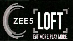 Zee5 [loft] Eat More. Play More. Device mark 3818443 Trademark