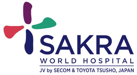 Sakra World Hospital ( Logo And Device With Tagline Jv By Secom & Toyota Tsusho, Japan Device mark 3818634 Trademark