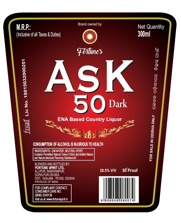 Ask 50 Dark Device mark 3826403 Trademark