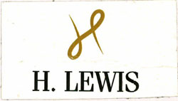 H.lewis, H Logo Device mark 3828043 Trademark
