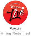Waays Live - Hiring Redefined Device mark 3828828 Trademark